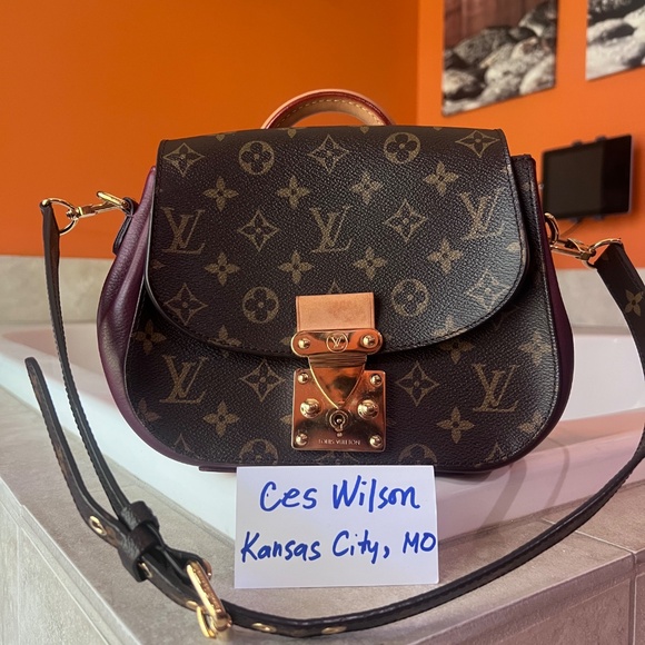 Louis Vuitton Eden Bordeaux Monogram Shoulder Bag - Picture 1 of 16